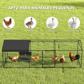Gallinero Exterior Grande 3x1x1m