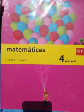 Matemáticas 4 primaria, tres trimestres