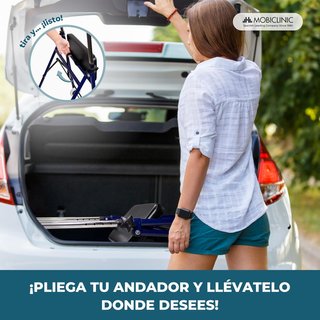 Andador Mobiclinic® Plegable Ajustable