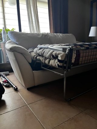Sofá Cama Piel Blanca El Corte Inglés