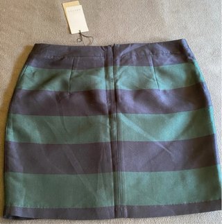 Falda Costes rayas azul y verde