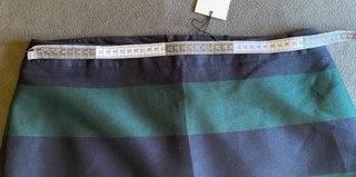 Falda Costes rayas azul y verde