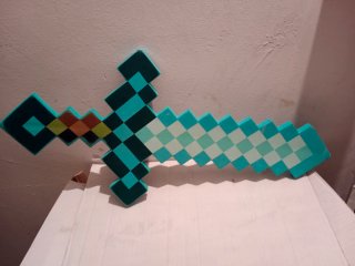 Espada Minecraft Diamante