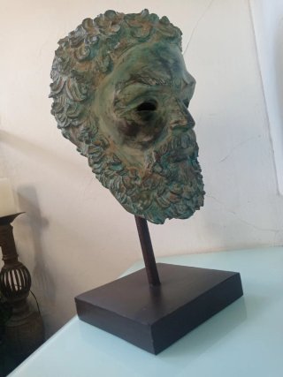 Busto Romano Bronce