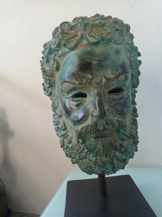 Busto Romano Bronce