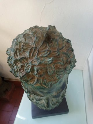 Busto Romano Bronce