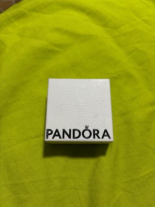 Anillo Pandora Corazón Plata y Blanco