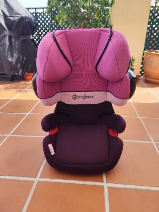 Silla de coche Cybex infantil rosa Grupo 2/3