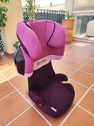Silla de coche Cybex infantil rosa Grupo 2/3
