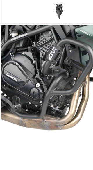Defensas moto Benelli TRK 702 givi NUEVAS inferior