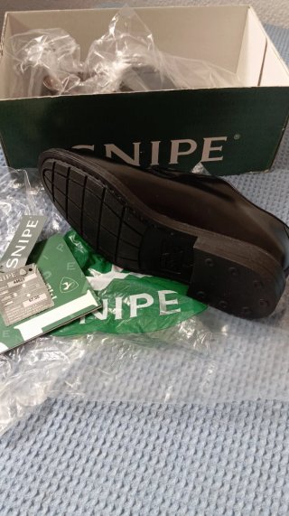 Zapatos de piel Snipe negros