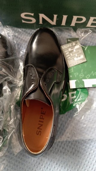Zapatos de piel Snipe negros