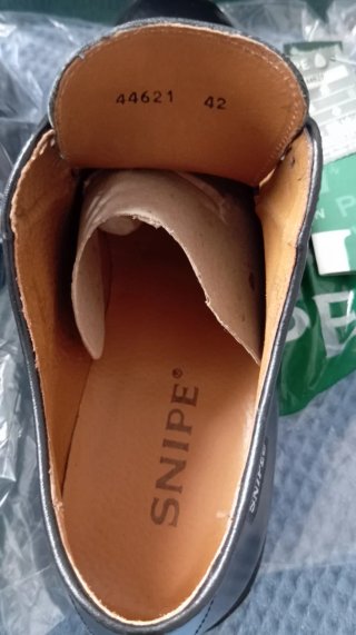 Zapatos de piel Snipe negros