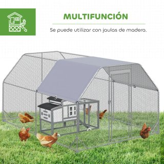 Gallinero Grande Exterior 2.8x3.8x1.95m
