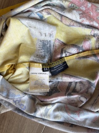 T-shirt Versace Donna M fantasia Giallo Multicolor