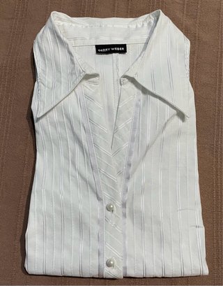 Blusa Gerry Weber T40 Rayas Perla