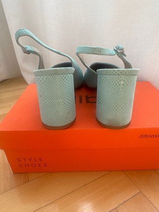Zapatos Dibiq Talla 40 Azul Verdoso
