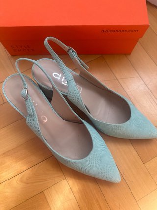 Zapatos Dibiq Talla 40 Azul Verdoso