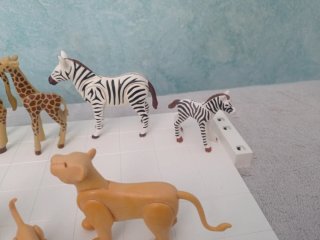 Playmobil Animales: Jirafas, Leones y Cebras HH