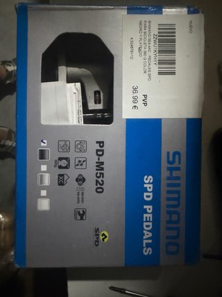 Pedales Shimano PD-M520 SPD