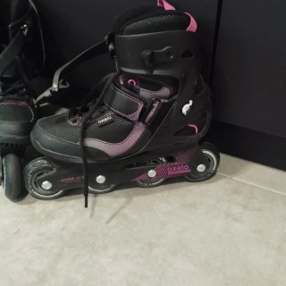 Patines Oxelo Fit 3 Negro/Rosa