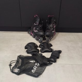 Patines Oxelo Fit 3 Negro/Rosa