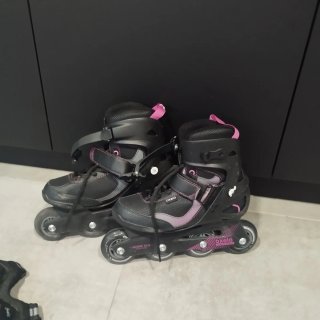 Patines Oxelo Fit 3 Negro/Rosa