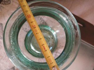 Tarro de cristal verde