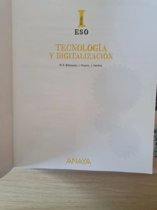 Libro de tecnología y digitalizacion 1 o 2eso