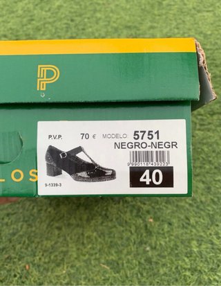 Scarpe Pitillos Taglia 40 Nere con Tacco Donna