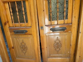 Puertas de zaguán de madera