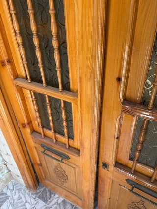 Puertas de zaguán de madera