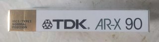 Audiocassetta TDK AR-X 90 - top Normal - usa 1988