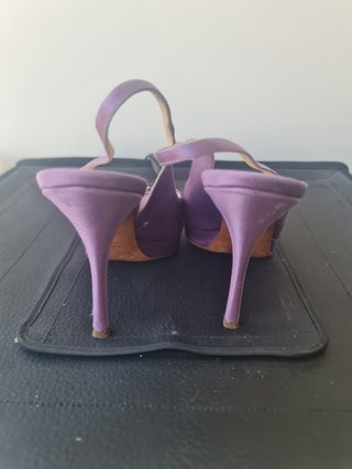 Zapatos Prada Morados T 37.5
