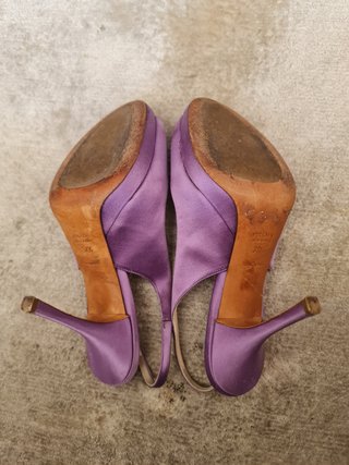 Zapatos Prada Morados T 37.5