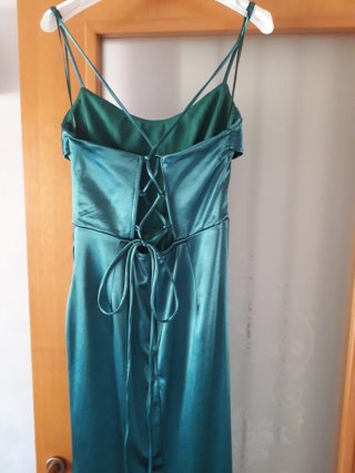 Vestito da cerimonia verde acqua