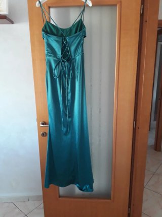 Vestito da cerimonia verde acqua