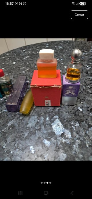 Lote 5 Miniaturas Perfume Colección