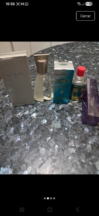 Lote 5 Miniaturas Perfume Colección