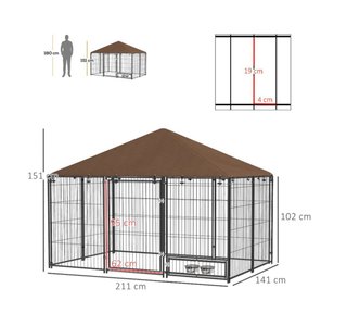 Parque/jaula para perros PAW HUT