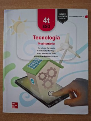 Libro Tecnologia 4°ESO. Perfecto estado