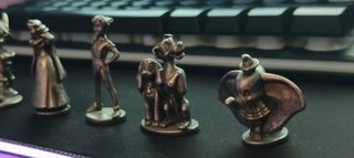 Lote 6 Figuras Metal Disney Peones 2001