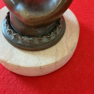 Fermacarte bronzo anni '50/'60