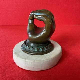 Fermacarte bronzo anni '50/'60