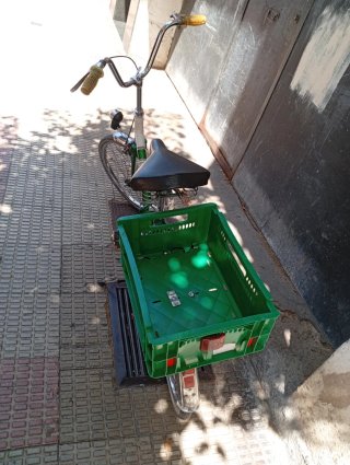 Bicicleta GAC clásica verde