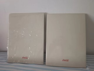 Set 2 Menu Leggio Coca-Cola Vintage Portadocumenti