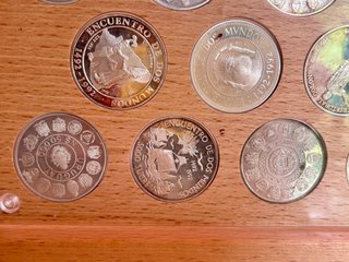 Colección Monedas Iberoamericanas Plata