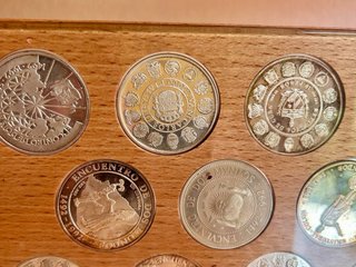 Colección Monedas Iberoamericanas Plata