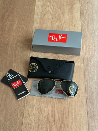 Gafas de Sol Ray-Ban Aviator Metal Doradas