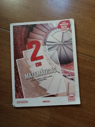 Pack libros Matemáticas 2° ESO.